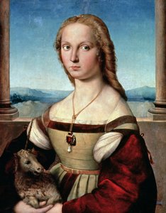 Egyszarvú hölgy portréja, 1505-6